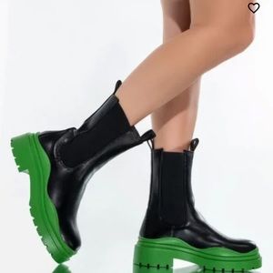 Platform Calf Boots